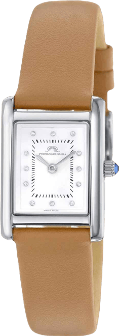 Women's Karolina Genuine Leather Band Watch 1081CKAL