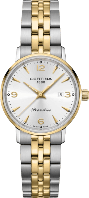 Women's Swiss Ds Caimano Two-Tone Stainless Steel Bracelet Watch 28mm