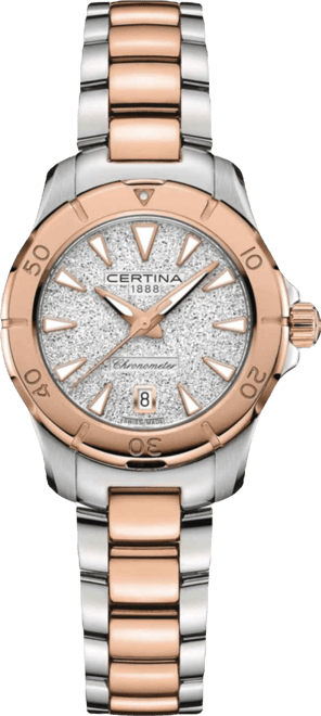 Women's Swiss Ds Action Two-Tone Stainless Steel Bracelet Watch 29mm