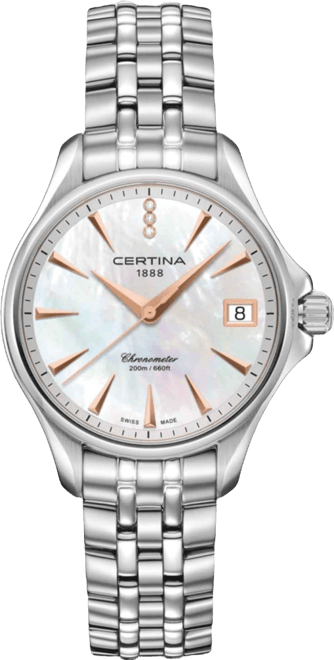 Women's Swiss Ds Action Diamond Accent Stainless Steel Bracelet Watch 34mm