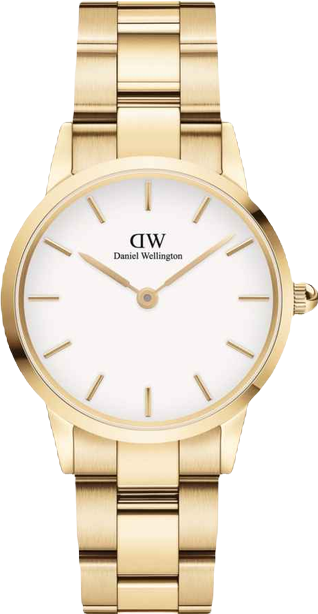 Women's Iconic Link Gold-Tone Stainless Steel Watch 28mm