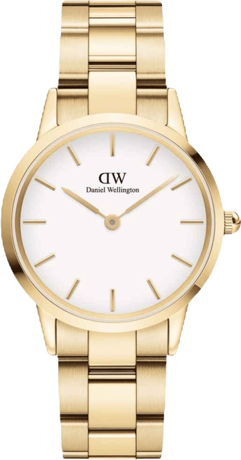 Women's Iconic Link Gold-Tone Stainless Steel Watch 32mm