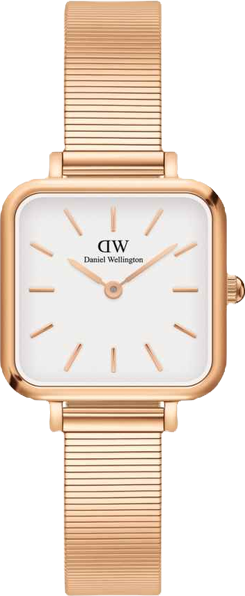 Women's Quadro Studio 23K Rose Gold Pvd Plated Stainless Steel Watch 22 x 22mm