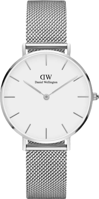 Women's Petite Sterling Silver-Tone Stainless Steel Watch 32mm