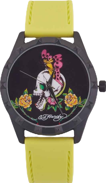 Women's Quartz Neon Lime Silicone Strap Watch 40mm