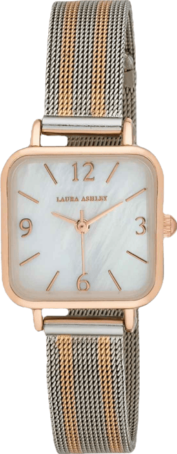 Women's Quartz Two Tone Alloy Watch 24mm