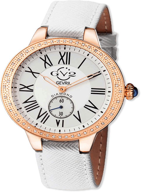 Women's Astor White Genuine Leather Watch 40mm