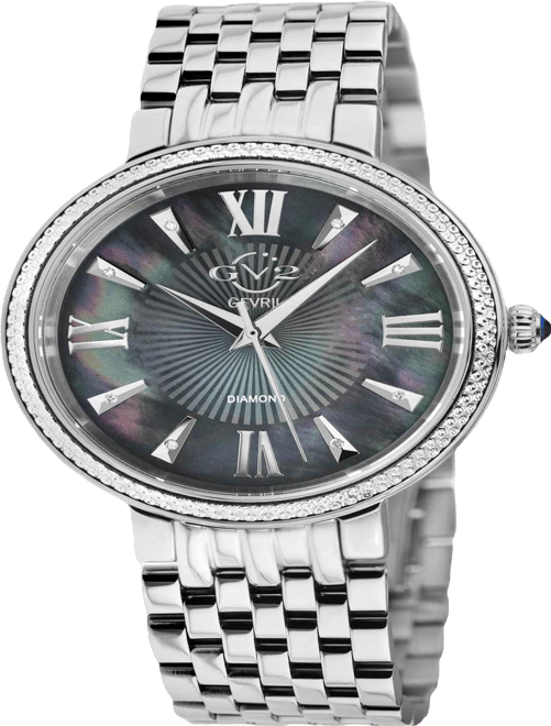 Women's Genoa Silver-Tone Stainless Steel Watch 36mm