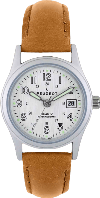 Women s Brown Nurses Sport Calendar Wrist Watch Easy Reader