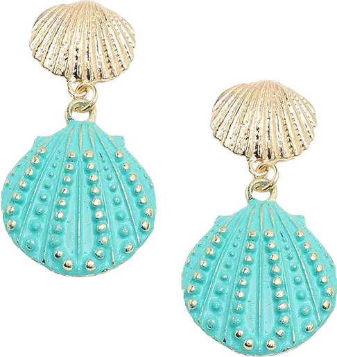 Women's Seashell Drop Earrings