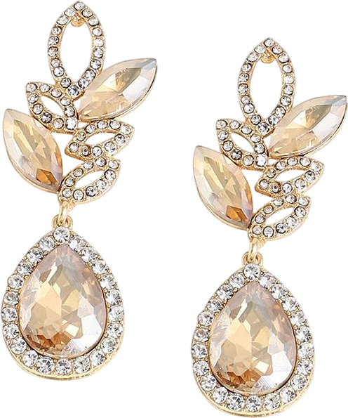 Women's Gold Dazzling Drop Earrings