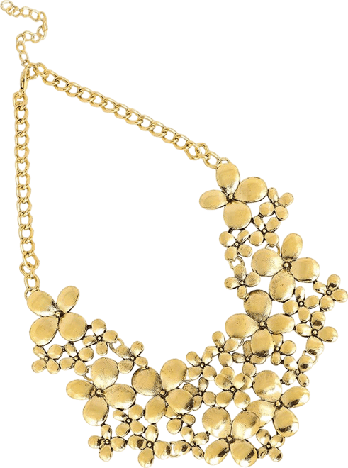 Women's Cluster Flora Statement Necklace