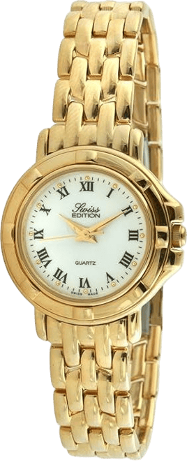 Women's Watch with 23K Gold Plated Dress Bracelet