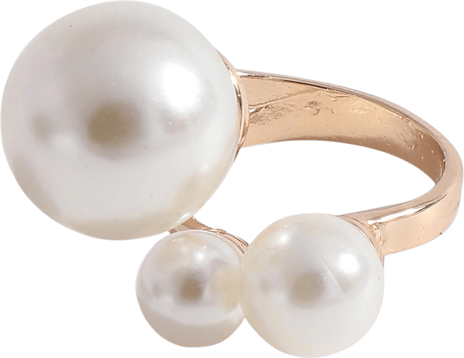 Women's Snowball Cocktail Ring