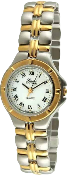 Women's Two-Tone Gold Plated Bracelet Watch with Sport Bezel