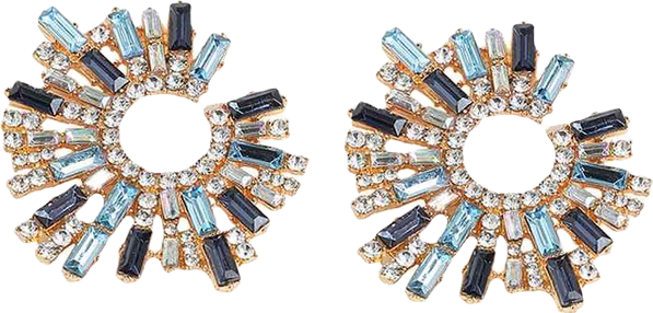 Women's Crystal Stud Earrings