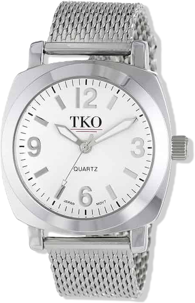 Women's Silver Milano Boyfriend Watch with Silver-Tone Mesh Bracelet