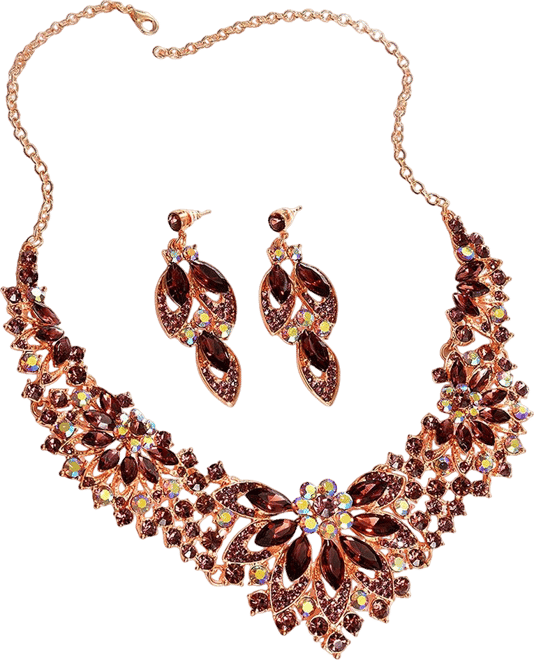 Women's Foliage Jewellery Set
