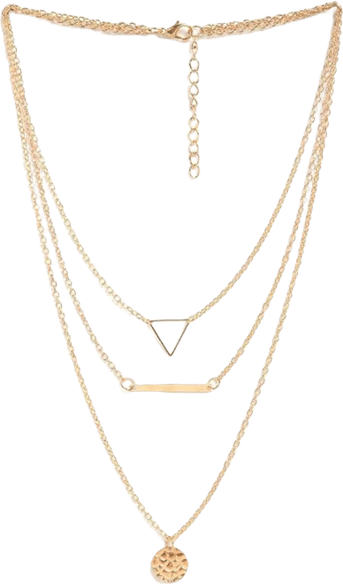 Women's Geometric Layered Necklace