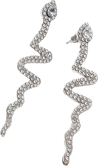 Women's Serpent Drop Earrings