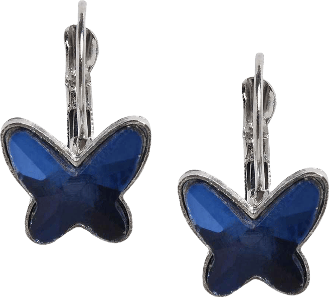 Women's Butterfly Hoop Earrings