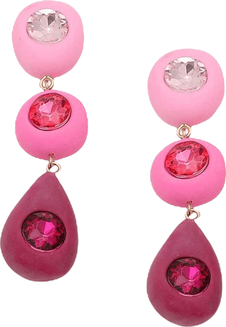 Women's Bubblegum Drop Earrings