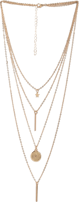 Women's Swirl Layered Necklace