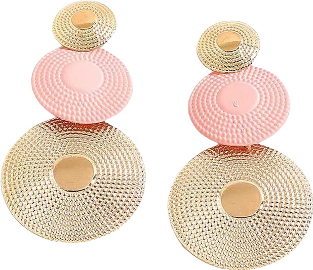 Women's Circular Drop Earrings