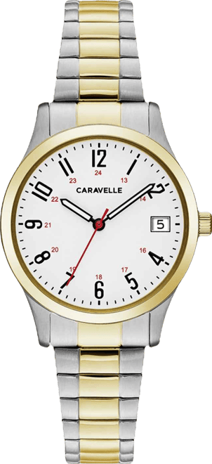 Designed by Bulova Women's Two-Tone Stainless Steel Bracelet Watch 30mm