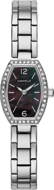 Designed by Bulova Women's Stainless Steel Bracelet Watch 18x24mm