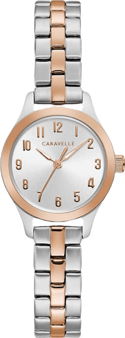 Designed by Bulova Women's Two-Tone Stainless Steel Bracelet Watch 24mm