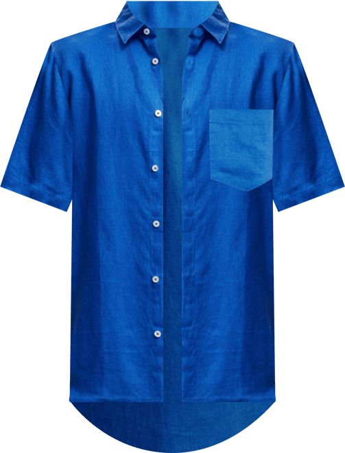 Men's Linen Short Sleeve Shirt