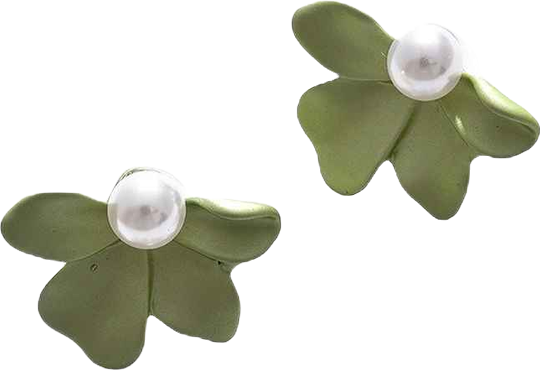 Women's Petal Stud Earrings
