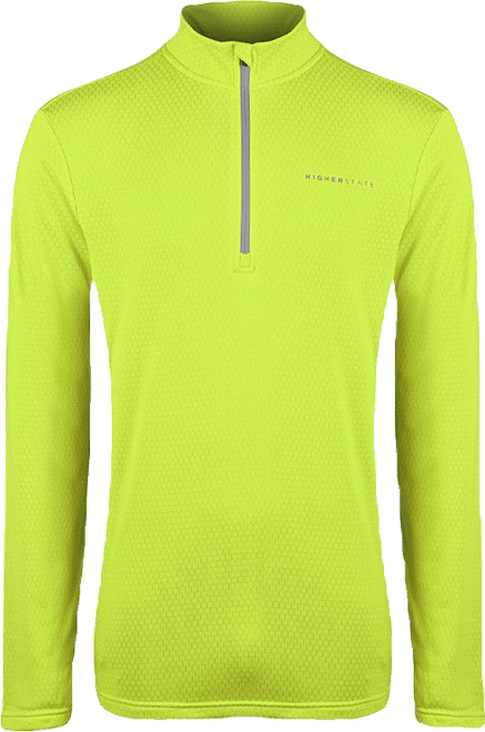 L/S 1/4 Zip Thermal Grid Top