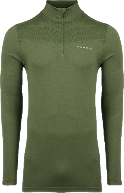 Seamfree Half Reißverschluss Laufhemd