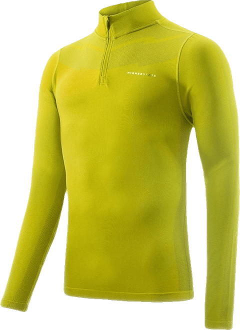 Seamfree Longsleeve Shirt mit halbem Reißverschluss