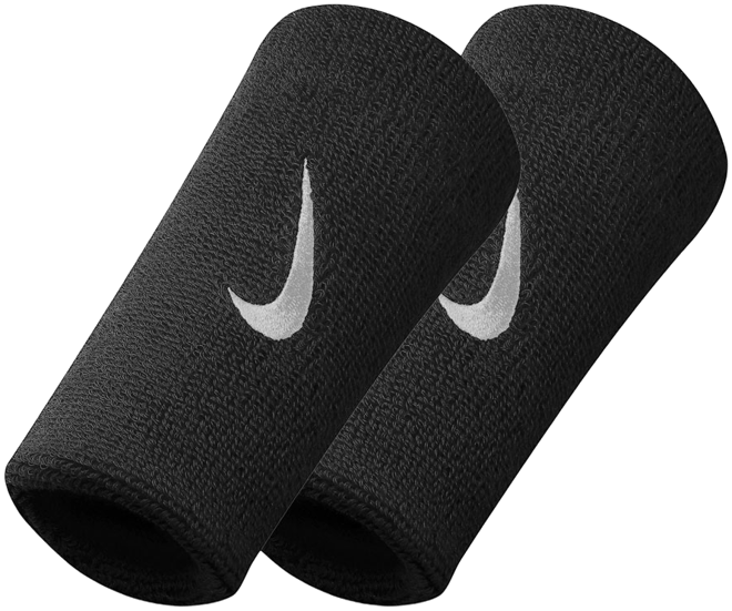 Swoosh Doublewide Wristbands - SP25