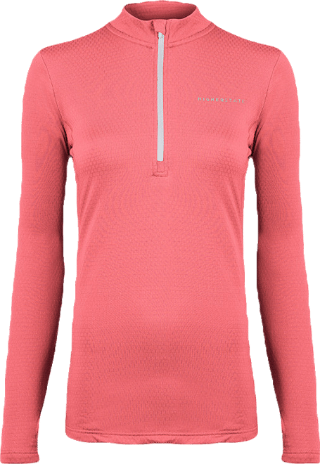 L/S 1/4 Zip Thermal Grid Women's Top