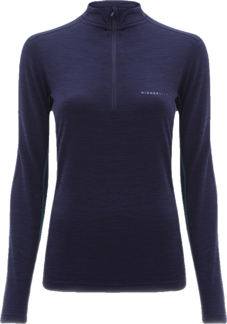 Camiseta de mujer Higher State L/S con cremallera 1/4