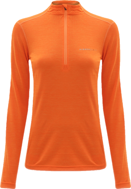 L/S 1/4 Reißverschluss Neck Damen Top