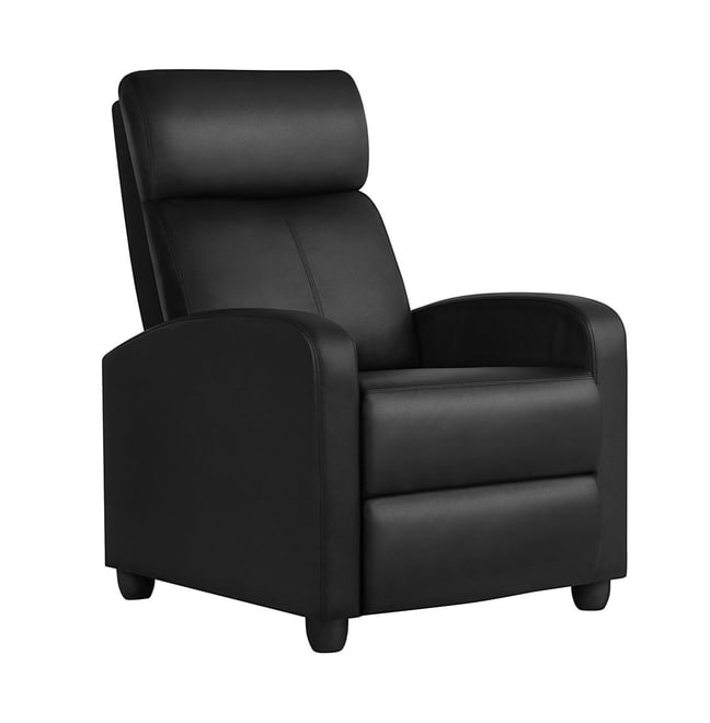 Adjustable PU Leather Recliner Sofa Modern Single Accent Chair