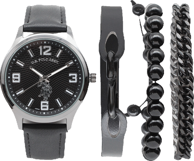 Orders US Polo Assn. Black Men USC2070 watch