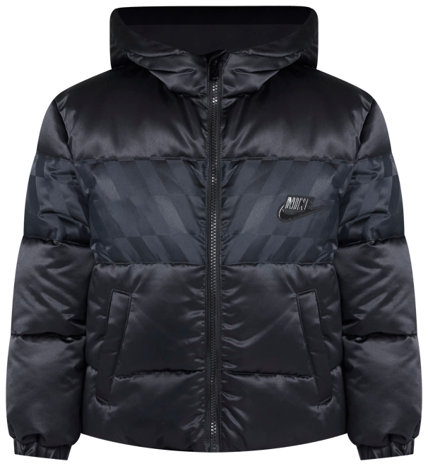 Nike Little Kids' Jacquard Hazard Stripe Puffer Jacket