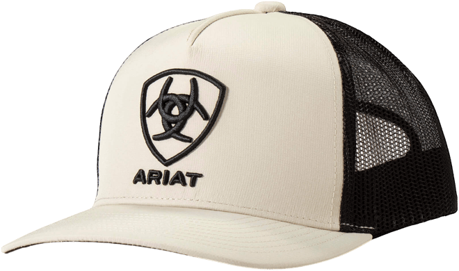 Men's Black Logo Patch Cap