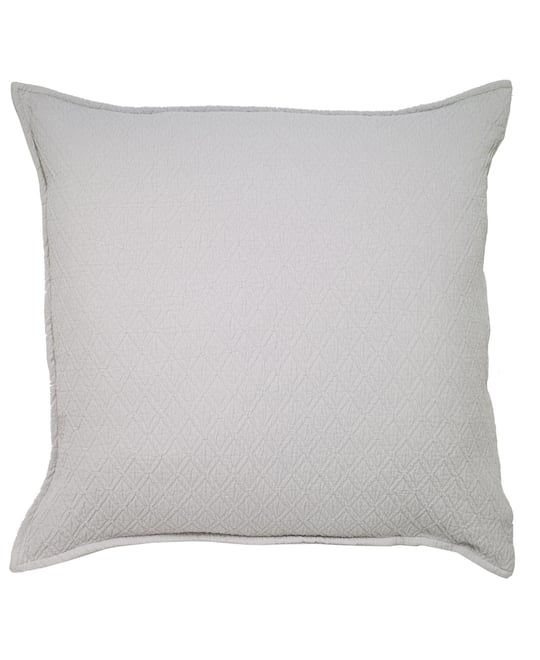 Indi Matelasse, Euro Sham, White