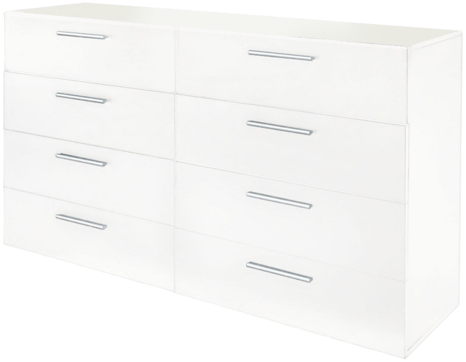 8-Drawer Double Dresser for Bedroom – Spacious and Stylish Storage Solution