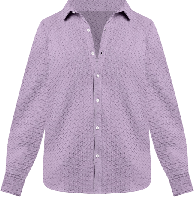 Men's Lilac Ripple Box Shirt