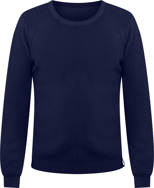 Men's Ribbed Crew Neck Sweater