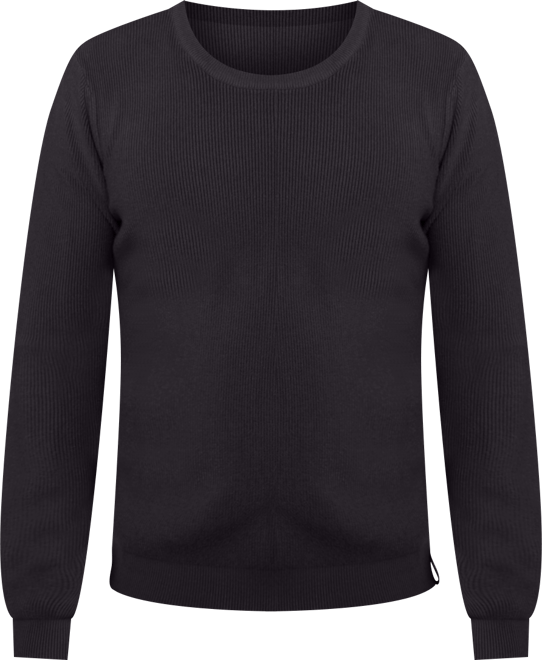 Men's Ribbed Crew Neck Sweater