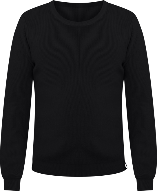 Men's Ribbed Crew Neck Sweater